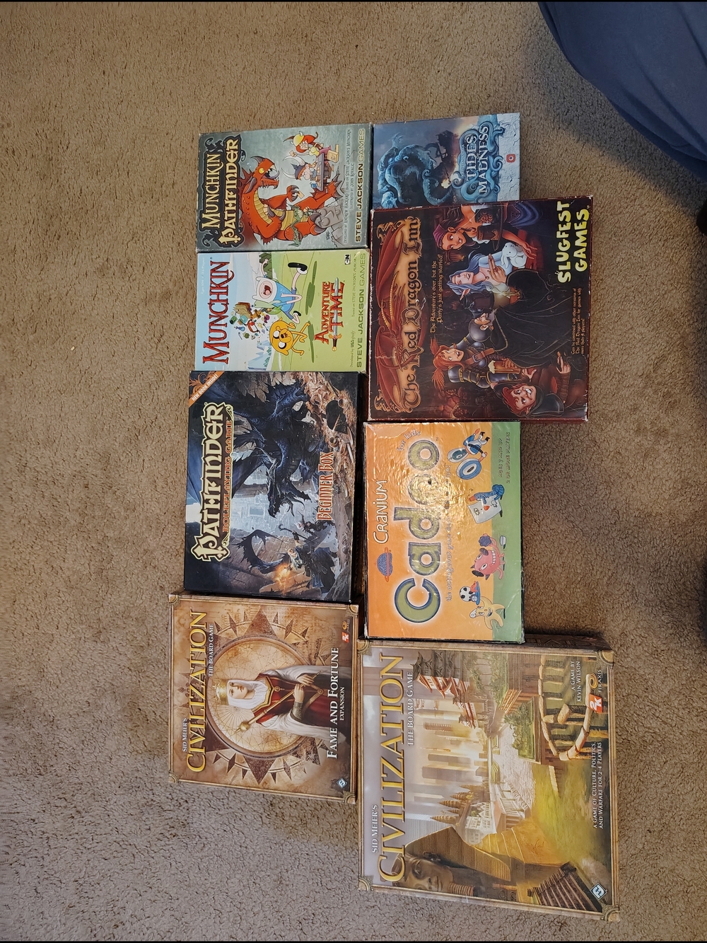 Lot Of 8 Board games (Sold As Set)